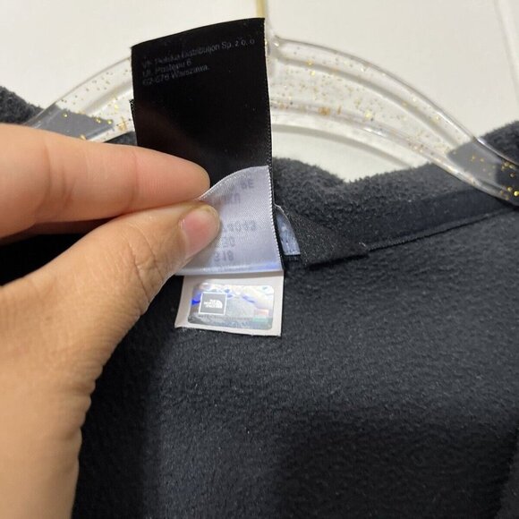 THE NORTH FACE Mens Black Pullover 1/4 Zip Lined Size S/P - Picture 3 of 8